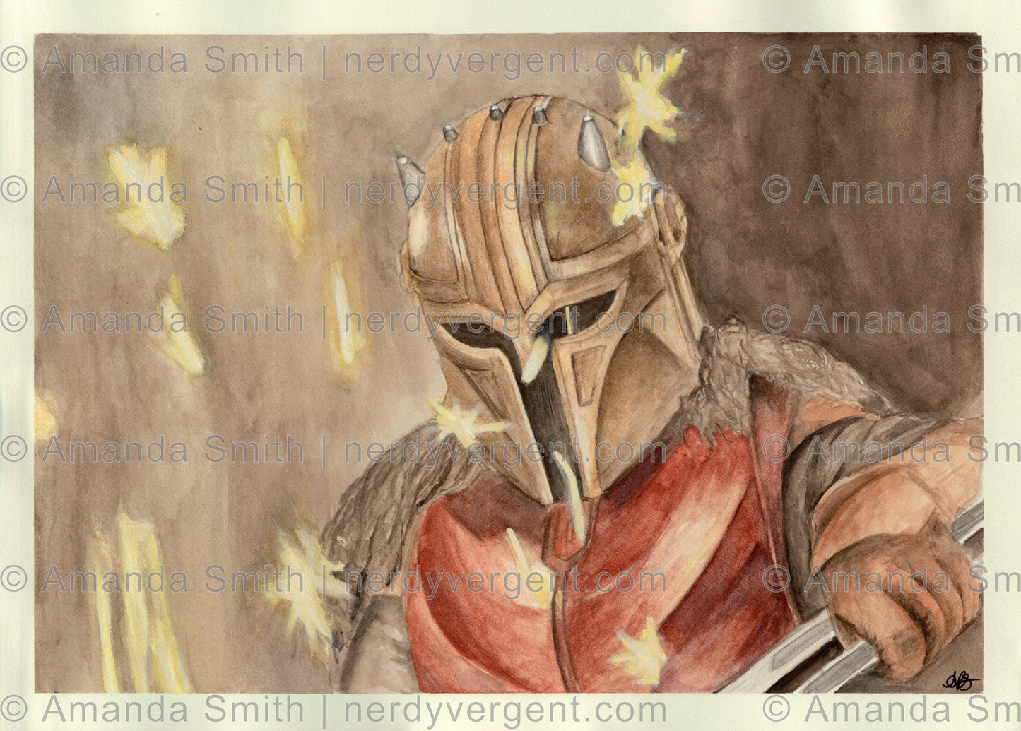 Armorer Watercolor Print