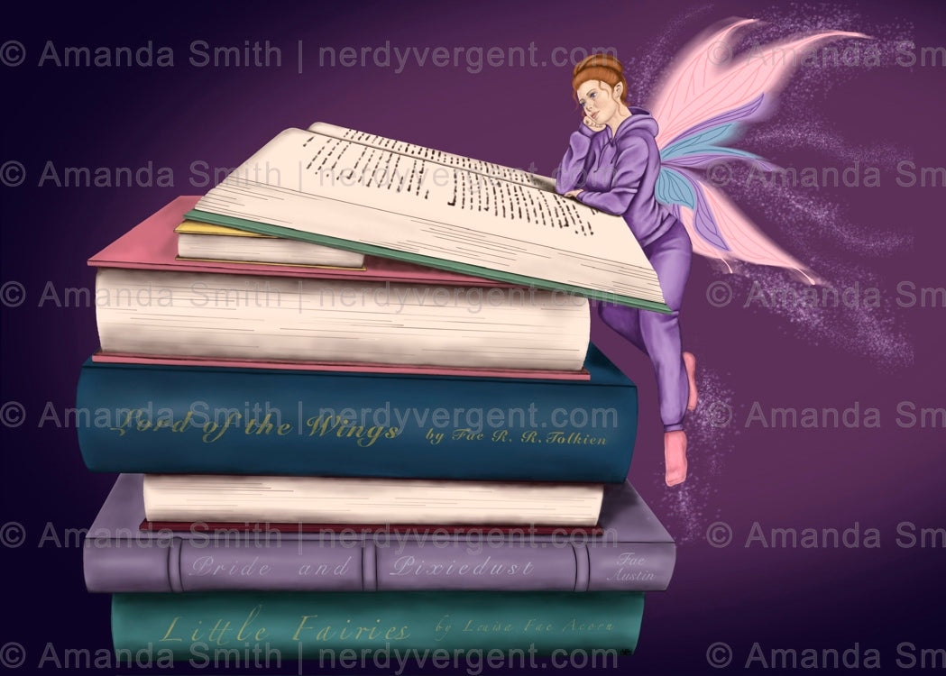 “Book Fairy” Print