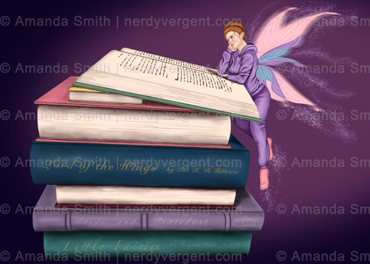 “Book Fairy” Print
