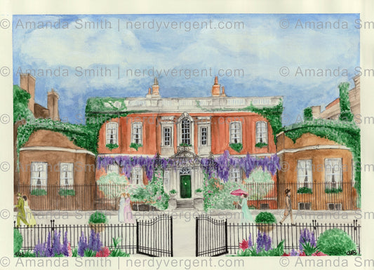 “Wisteria House ” Print