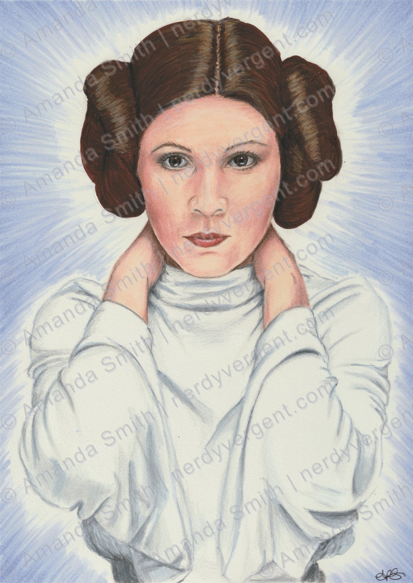 Leia Mixed Media Print
