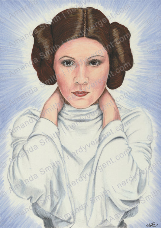 Leia Mixed Media Print