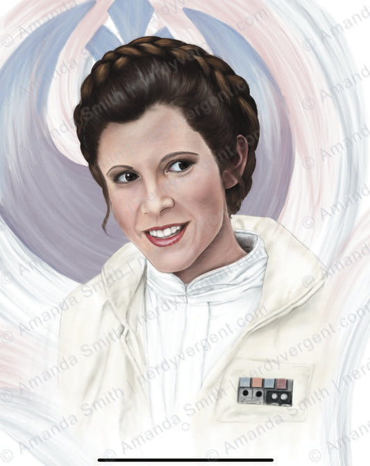 Hoth Leia Print