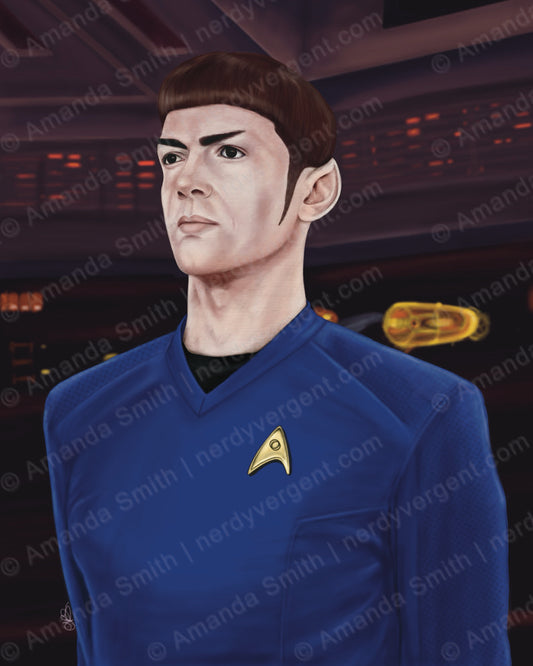 Lt Spock Print